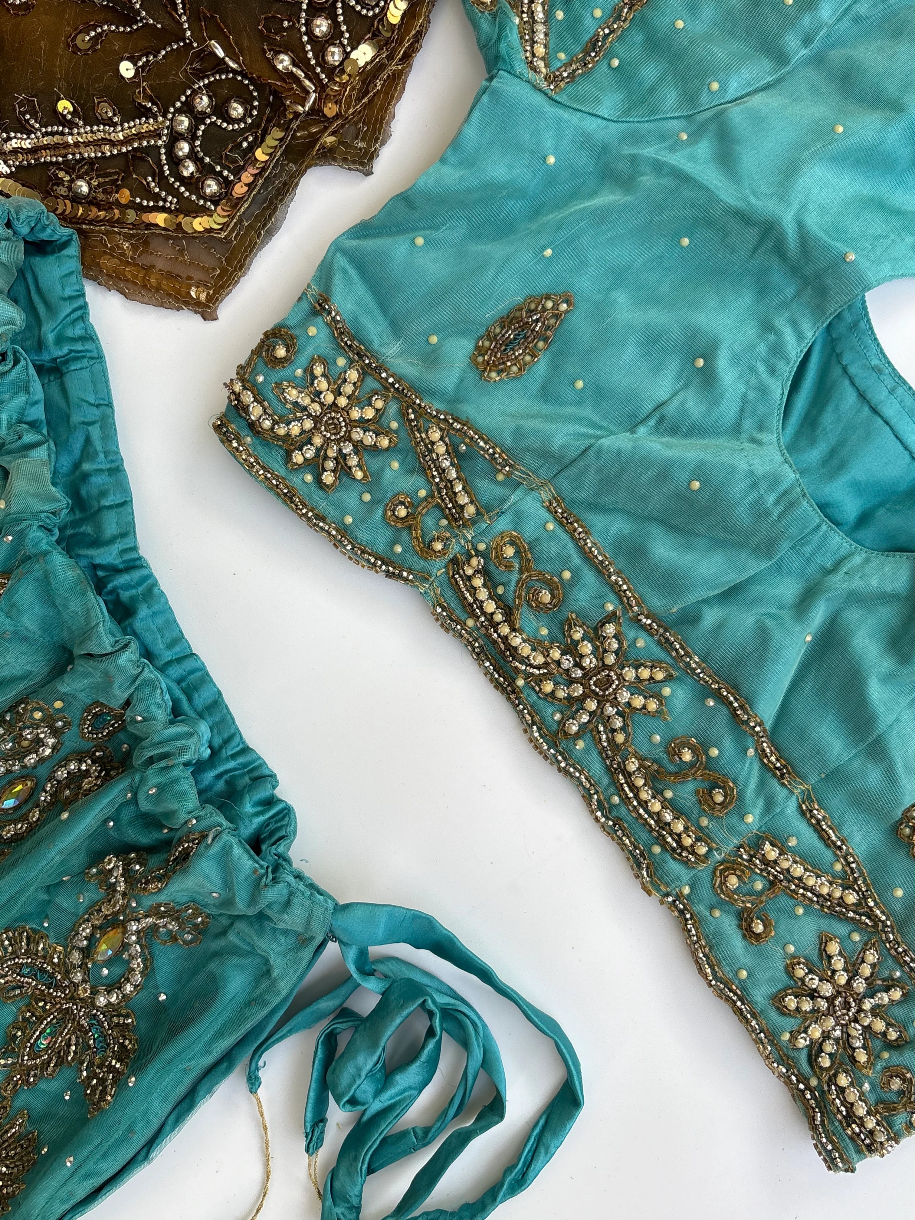 Vintage lehengaqset (3 piece)